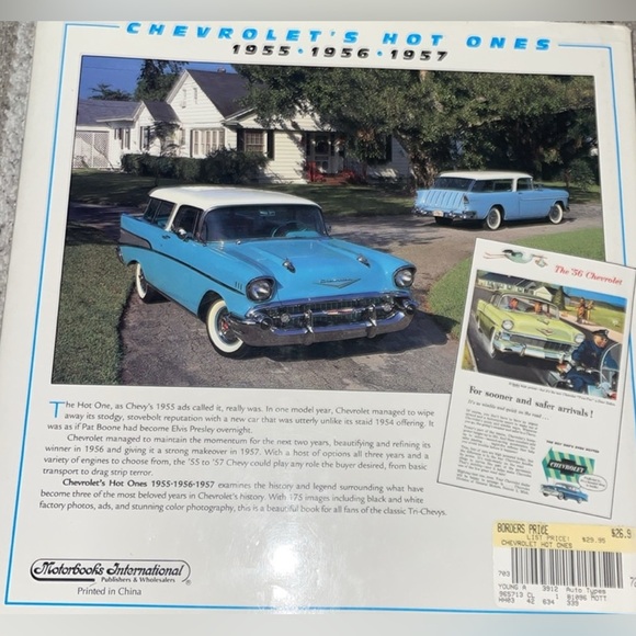 PreOwned Chevrolet’s Hot Ones 1955, 1956 , 1957 , HardCover Book . - Picture 3 of 14